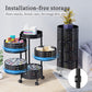 💥SALE💥4 Tier Rotating Storage Rack, Bathroom Stand Rack， Vegetable Fruit Rack