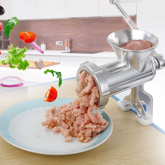 High Quality Manual Kitchen Meat Mincer Grinder Adjustable Burrs Tool