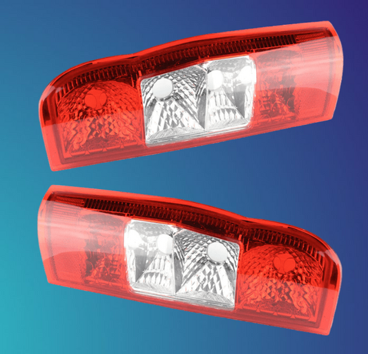 PAIR FOR FORD TRANSIT REAR BACK LIGHT LAMP LENS LEFT & RIGHT SIDE MK7 06 - 14