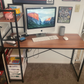 4 Tier Computer Desk, Computer Desk with Bookshelf, Computer PC Laptop Table