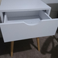 Simple Modern Bedside Table 2 Drawers Nightstand End Table Bedroom Furniture