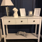 Windsor Console Table With Undershelf, Living Room, Hall Way Furniture, White