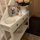 Windsor Console Table With Undershelf, Living Room, Hall Way Furniture, White