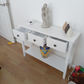 Windsor Console Table With Undershelf, Living Room, Hall Way Furniture, White