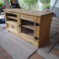 Corona Entertainment Cabinet, TV Stand, Solid Pine Wood
