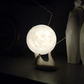 3D Moon Lamp with 3.5 Inch Ceramic Base, LED Night Light, Mood Lighting