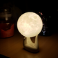3D Moon Lamp with 3.5 Inch Ceramic Base, LED Night Light, Mood Lighting