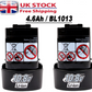 2Pack 10.8V 4.6Ah for Makita BL1013 Li-ion Battery BL1014 194550-6 194551 LCT203