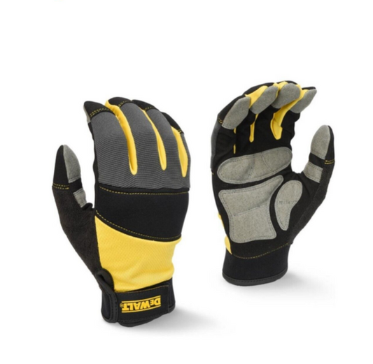 Dewalt Performance Full Finger Glove Gloves Terry Cloth Brow Wipe