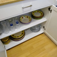 💥FREE SHIPPING💥 Rolling Kitchen Island w/ Adjustable Shelf & Large Drawer Cupboard Cabinet Cart