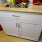 💥FREE SHIPPING💥 Rolling Kitchen Island w/ Adjustable Shelf & Large Drawer Cupboard Cabinet Cart