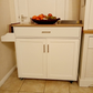 💥FREE SHIPPING💥 Rolling Kitchen Island w/ Adjustable Shelf & Large Drawer Cupboard Cabinet Cart