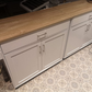 💥FREE SHIPPING💥 Rolling Kitchen Island w/ Adjustable Shelf & Large Drawer Cupboard Cabinet Cart