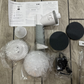 Electric spin scrubber cleaning brush shower brush for bathroom with 5 brush heads