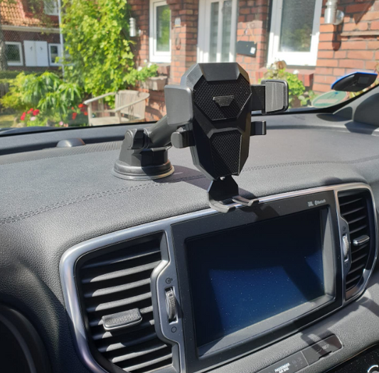 4 in 1 Universal Car Phone Mount Cradle Super Stable for Car Dashboard/Windscreen/Air Vent