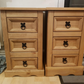 Corona 3 Drawer Bedside, End Table, Side Table - Brown