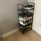 6 Tier Metal Stackable Shoe Storage Racks Organizer Hold up to 12 Pairs of Shoes