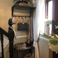 Rack Wall-Mounted with 5 Hook, Hanging Rail, Versatile for Entryway