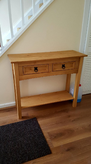 Corona 2-Drawer Console Table - Pine