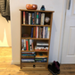 Corona Bookcase, 1 Drawer, Blu-ray/CD Rack, Solid Pine Wood