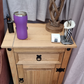 Corona Bedside Cabinet, 1 Drawer 1 Door, Solid Pine Wood