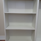 3-Tier Adjustable Shelf Bookcase, Pink/White/Black
