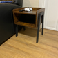Stackable Side Table with Open Compartment, Nightstand, End Table, Rustic Brown
