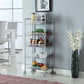 5 Tier Kitchen Trolley Carts Rack With Wheels Storage Shelf Removable Storage