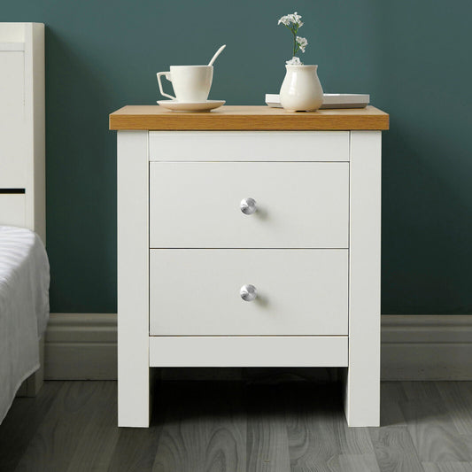 Arlington Chest of Drawers Bedside Cabinet Wood Bedroom Modern Storage Furniture