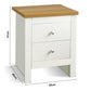 Arlington Chest of Drawers Bedside Cabinet Wood Bedroom Modern Storage Furniture