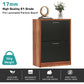 Shoe Rack Storage Cabinet Wooden Stand Cupboard Unit 2 Drawer Organizer
