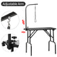 NEW! 153cm Portable Pet Grooming Table Height Adjustable with Noose & Folding Legs