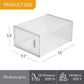 New 18Pcs Transparent Shoes Storage Box Cube Modular Shoe Cabinet Dustproof