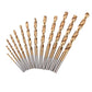 99X HSS Drill Bits Twist Titanium Coated Metric Sizes 1.5-10mm Metal Steel Wood