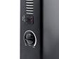 Schallen Modern Black 2000W Electric Convector Radiator Heater with Thermostat