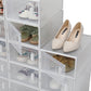 New 18Pcs Transparent Shoes Storage Box Cube Modular Shoe Cabinet Dustproof