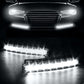 2X 8 LED Daytime Running Lights DRL Car Fog Day Driving Lamps Super White 12V