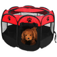 Foldable Soft Fabric Dog Crate Cat Cage Pet Bed Travel Puppy Play Pen Tent Large