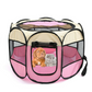 Foldable Soft Fabric Dog Crate Cat Cage Pet Bed Travel Puppy Play Pen Tent Large