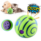Wobble Wag Giggle Ball Dog Doggy Indoor Outdoor Pet Toy Rolling with Funny Sound