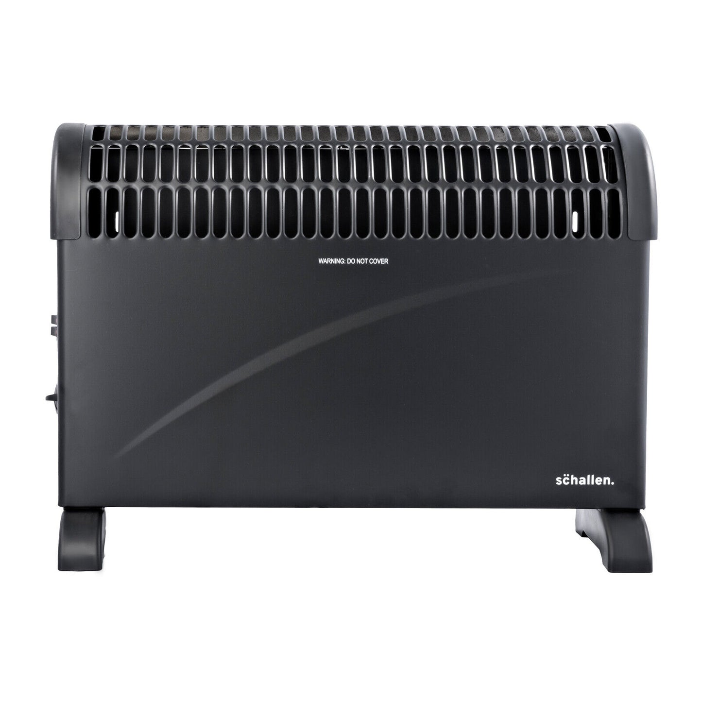 Schallen Modern Black 2000W Electric Convector Radiator Heater with Thermostat 5021196805755