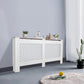 New Wall Heater Radiator Cover White Traditional MDF Wood Grill Cabinet Shelfs