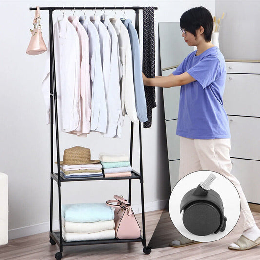 Clothes Rail Rack Garment Dress Hanging Display Stand Shoe Rack Storage  Shelf FREE SHIPPING