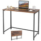 Foldable Computer Desk Folding Laptop PC Table Home Office Study Writing Brown