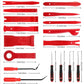 💥SALE💥 228Pcs Car Door Trim Panel Removal Molding Pry Interior Clip Install Tool Kit UK