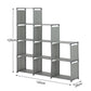 9 Cube Bookcase Shelf Display Furniture Storage Shelving Unit Living room Office Free Shipping