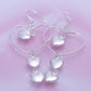 925 Sterling Silver Heart Earrings Triple Heart Dangle Drop Love UK FREE SHIPPING