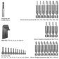150pc Drill Bit Set & Screwdriver Bits