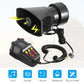 12V 7 Tone Sound Car Police Siren Horn Megaphone With Mic PA Speaker System