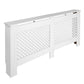 New Wall Heater Radiator Cover White Traditional MDF Wood Grill Cabinet Shelfs